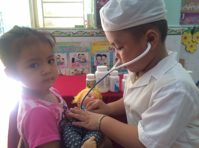 Một số hình ảnh vui chơi của các bé